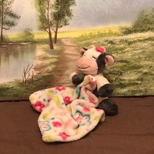 Little miracles cow security blanket, lovey